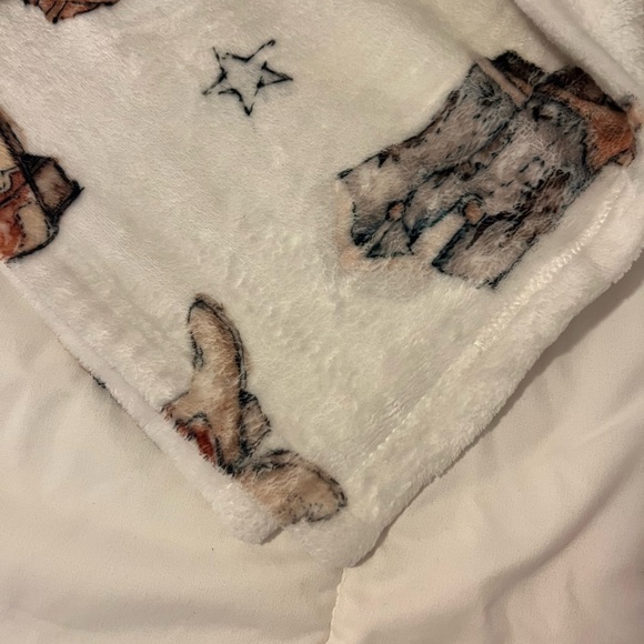 Cowboy Boot Blanket - Picture 2 of 2